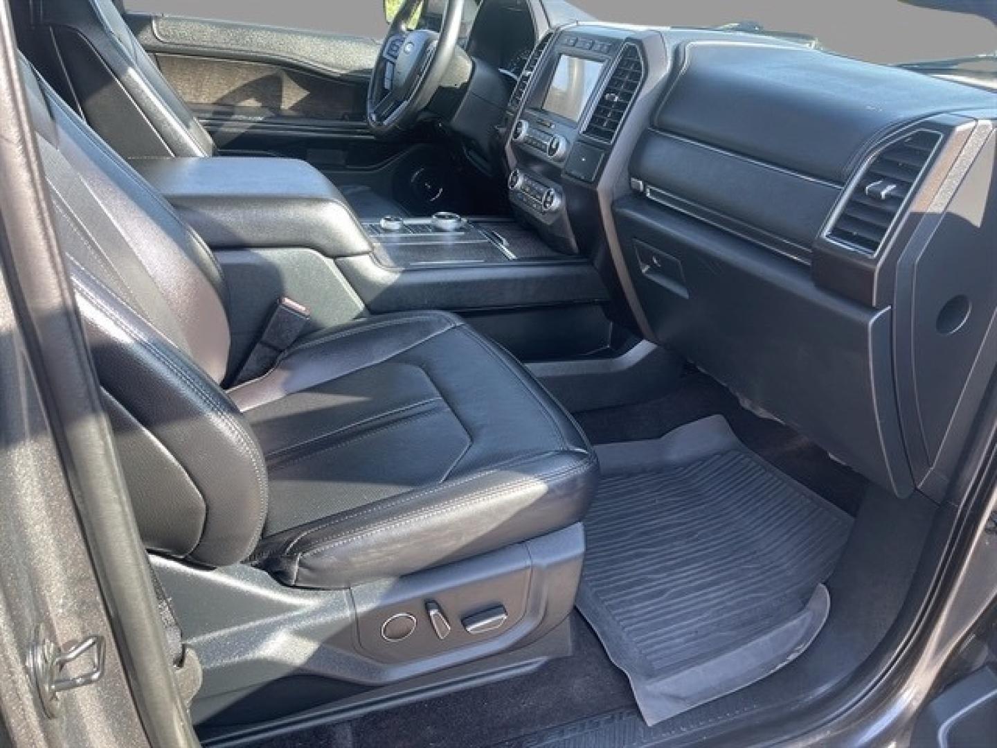 2021 Gray /Black Ford Expedition Limited 302A 4WD (1FMJU2AT0ME) with an 3.5L V6 DOHC 24V TWIN TURBO engine, 10 Speed Auto transmission, located at 11115 Chardon Rd. , Chardon, OH, 44024, (440) 214-9705, 41.580246, -81.241943 - This 2021 Ford Expedition Limited 4WD comes equipped with a powerful 3.5-liter EcoBoost engine and a 10-speed automatic transmission, designed to deliver a smooth and efficient driving experience. This model features full LED headlights, adaptive cruise control for enhanced safety and convenience, - Photo#56